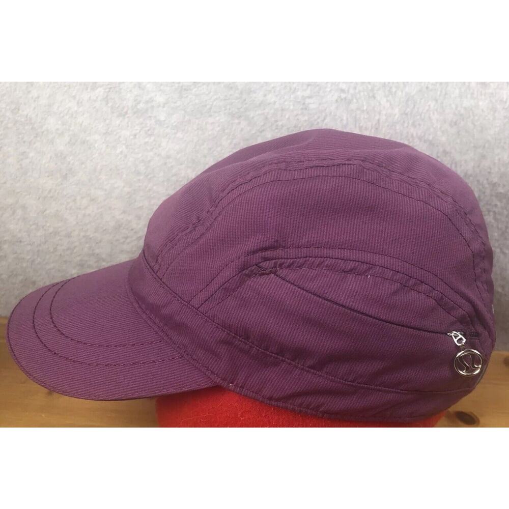 Lululemon Run Like The Wind Black Hat Cap Unisex Run Jog Adjustable W/ Pocket